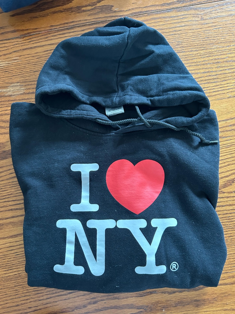 Black I love NY Hoodie I ❤️ NY
